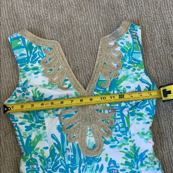 Lilly Pulitzer Janice Dress in High Beam Fits 0 - Picture 4 of 7